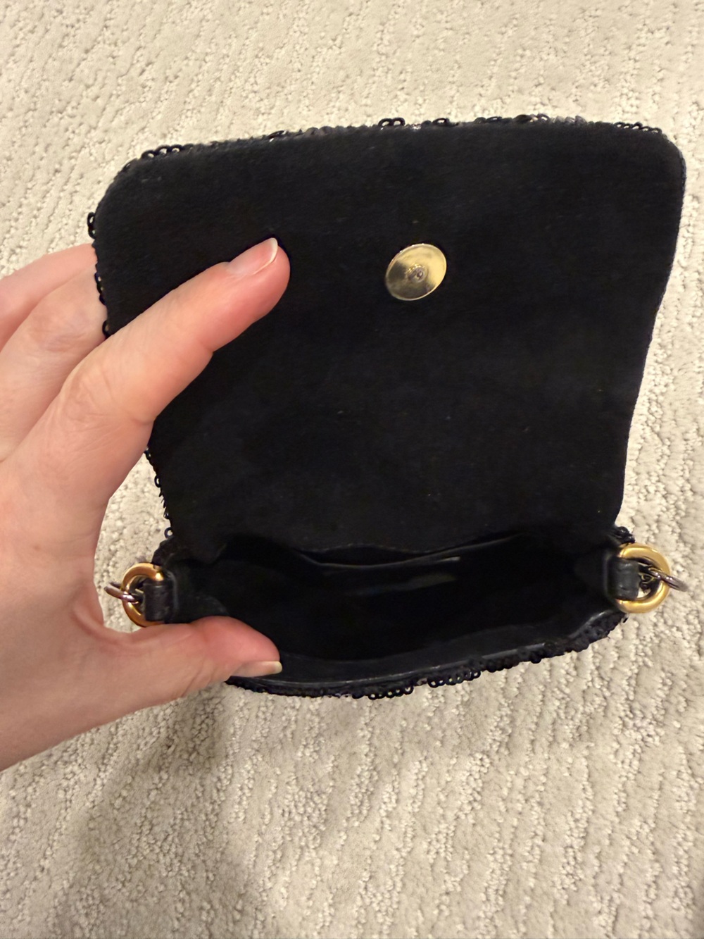 Dolce & Gabbana miss charles sequin flap mini shoulder bag - Picture 12 of 13